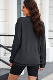 Sequin Nutcracker Round Neck Long Sleeve Sweatshirt - Trendsi