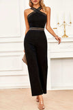 Crisscross Cutout Sleeveless Wide Leg Jumpsuit - Trendsi - Flyclothing LLC