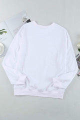 Leopard Round Neck Long Sleeve Sweatshirt - Trendsi - Flyclothing LLC