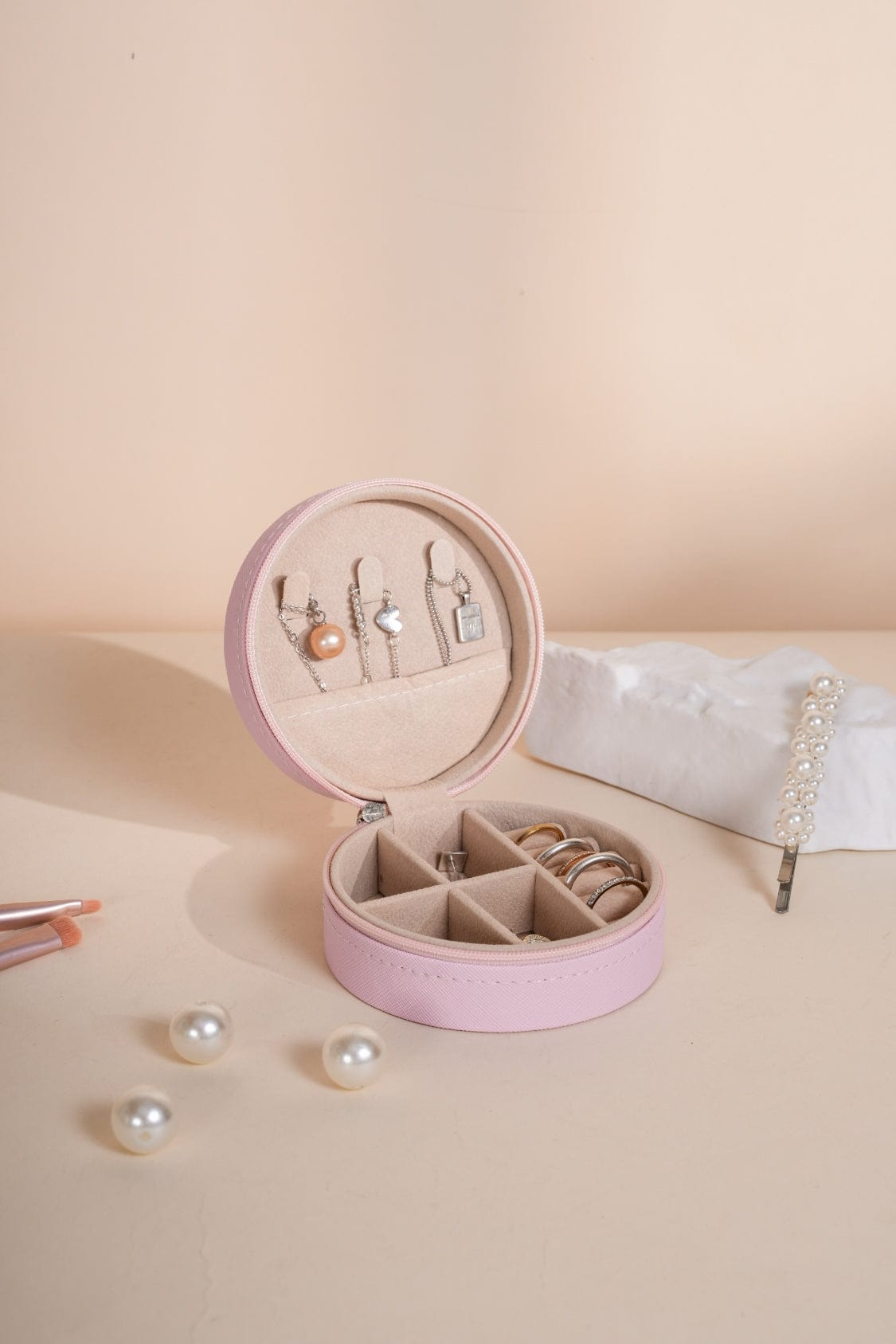 PU Leather Jewelry Storage Box - Trendsi