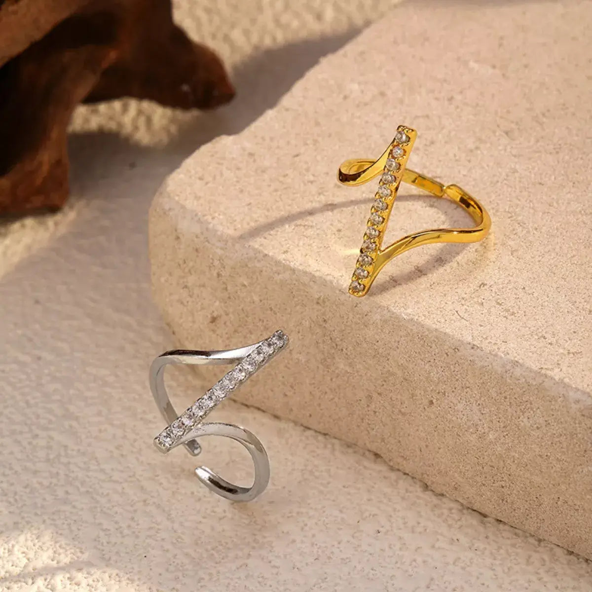 Irregular Rhinestone Ring - Trendsi - Flyclothing LLC