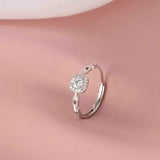 925 Sterling Silver Zircon Ring - Trendsi - Flyclothing LLC