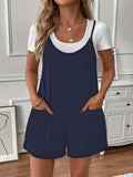 Full Size Scoop Neck Spaghetti Strap Overalls Plus Size - Trendsi - Flyclothing LLC