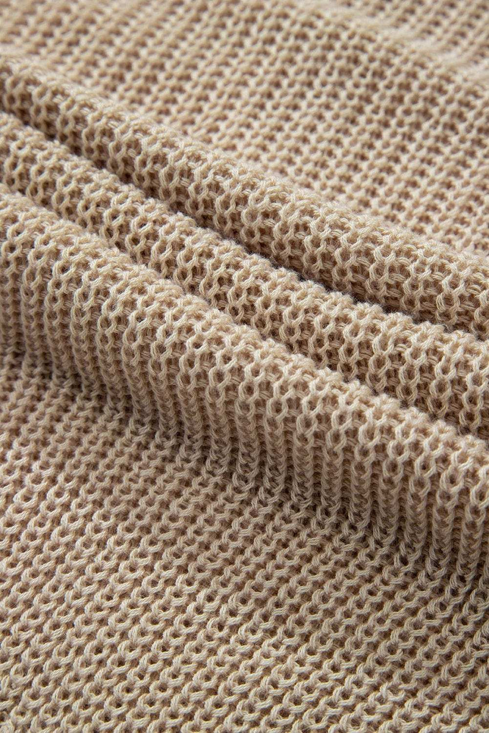 HELLO Flower Round Neck Long Sleeve Sweater - Trendsi - Flyclothing LLC