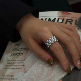 Plated Titanium Steel Ring - Trendsi - Flyclothing LLC