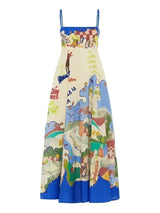 Printed Square Neck Cami Dress - Trendsi - Flyclothing LLC