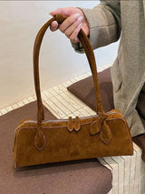 Solid Color Shoulder Bag - Trendsi - Flyclothing LLC