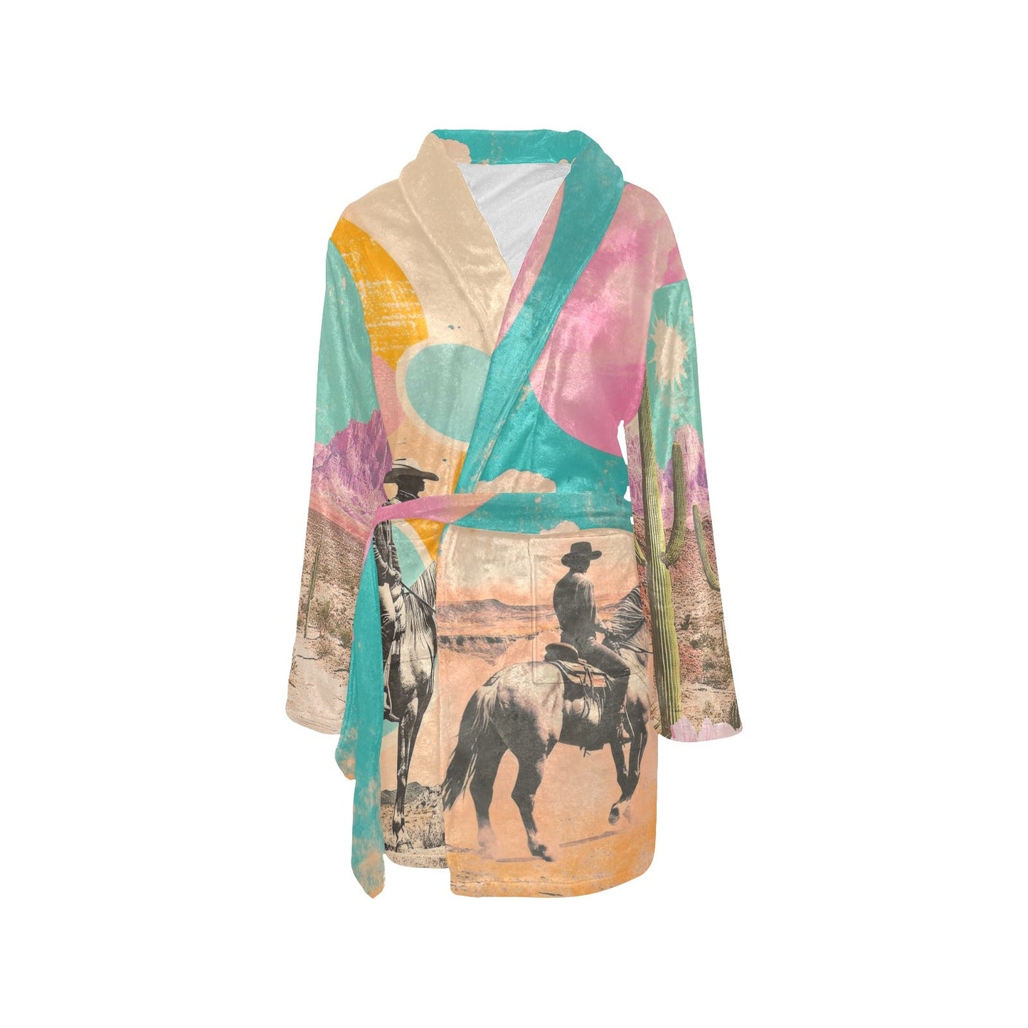 Baha Ranch Retro Pop Western Bath Robe - Baha Ranch Western Wear - Flyclothing LLC