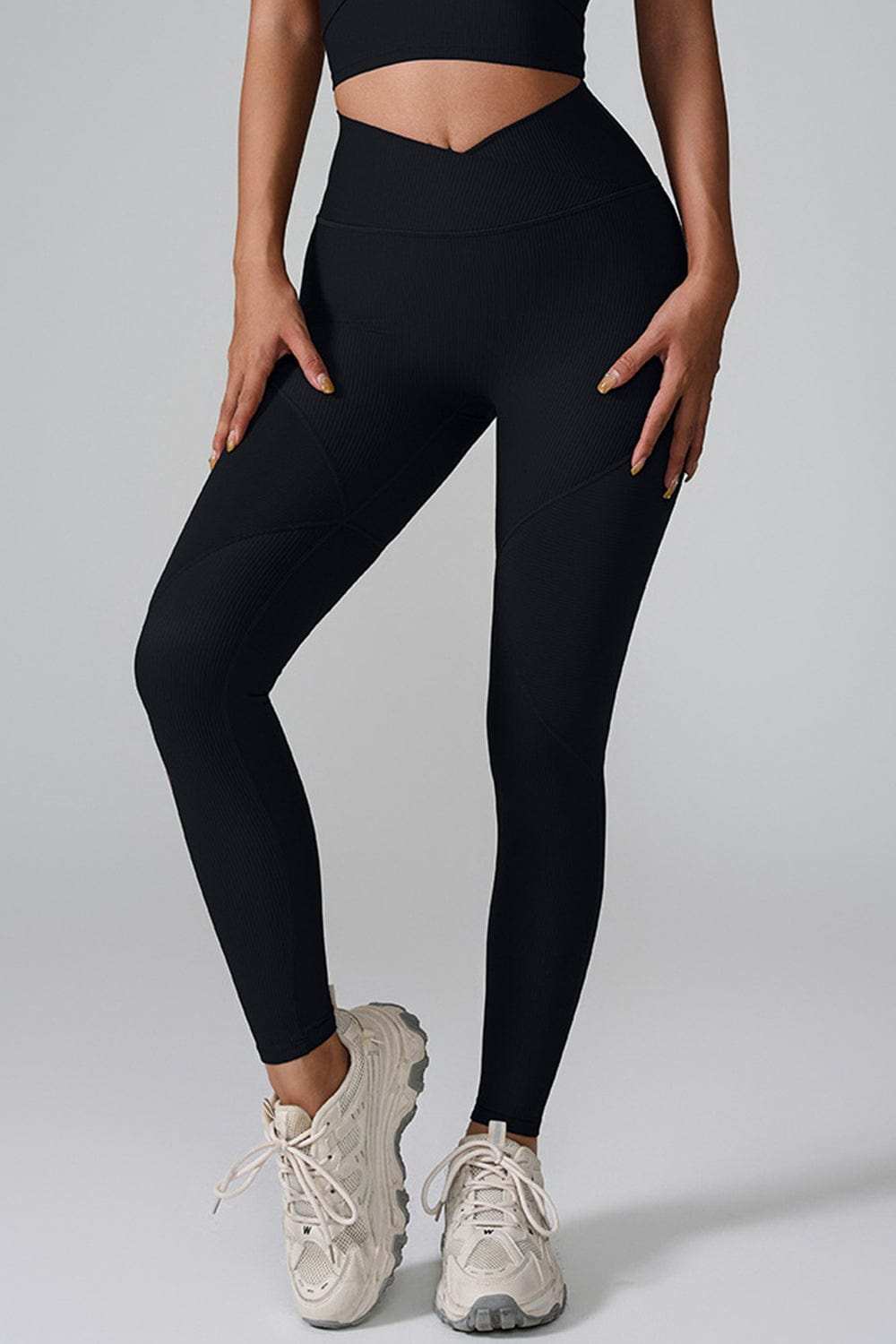 High Waist Active Leggings - Trendsi - Flyclothing LLC