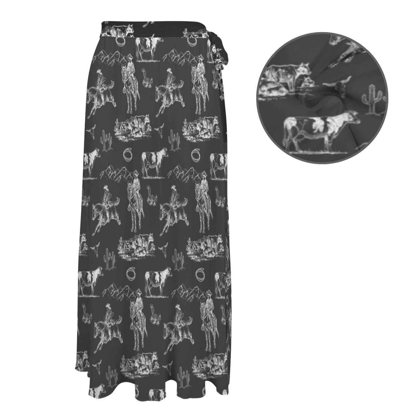 Baha Ranch Ranch Life Beach Swim Skirt Cover Up