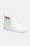 Beast Fashion Faux Suede Elastic Side Panel Sneakers - Trendsi
