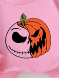 Children's Halloween Graphic Sweatshirt and Flare Pants Set - Trendsi - Flyclothing LLC