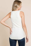Culture Code Full Size Ribbed Round Neck Tank - Trendsi - Flyclothing LLC