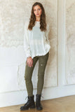 ADORA Vintage Edge Lightweight Sweater - Trendsi