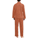 Baha Ranch Rust Cattle Brands Men's Western Pajama Set