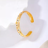 Evil Eye Open Bangle Bracelet - Trendsi - Flyclothing LLC