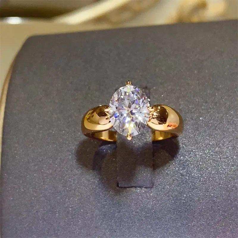 2 Carat Moissanite 925 Sterling Silver Ring - Trendsi - Flyclothing LLC