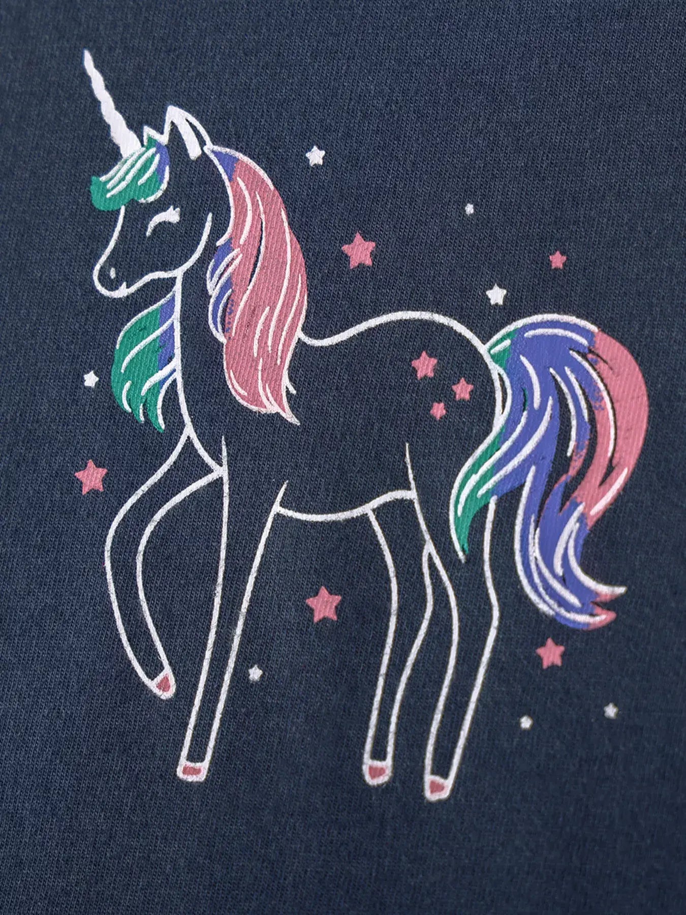 Children's Unicorn Graphic Ruffle Sleeve Tulle Dress - Trendsi - Flyclothing LLC
