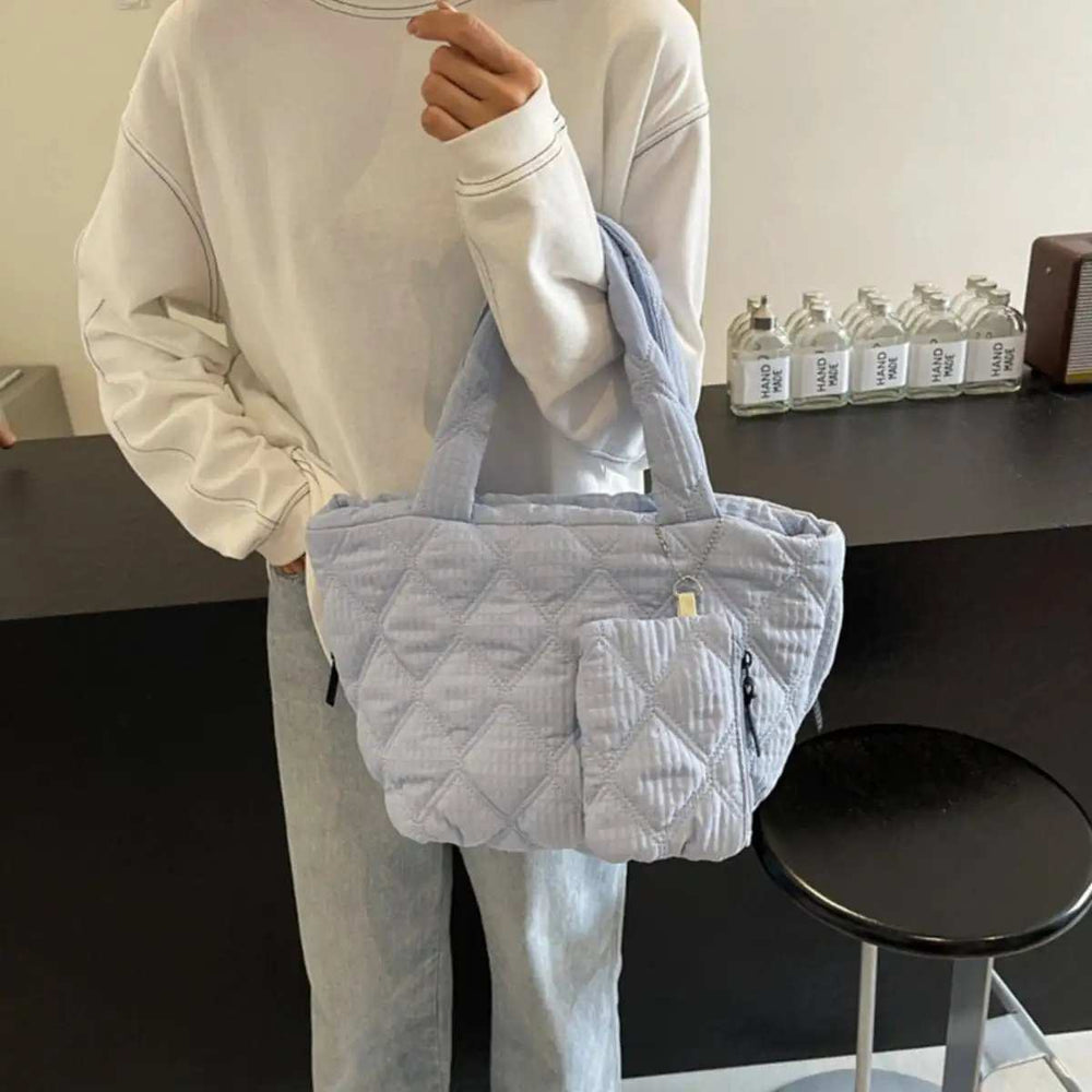 Polyester Medium Tote Bag - Trendsi - Flyclothing LLC