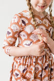 Hocus Pocus 3/4 Sleeve Pocket Twirl Dress - Mila & Rose ®