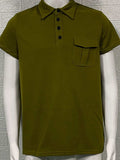 Men's Full Size Collared Neck Short Sleeve Polo Plus Size - Trendsi - Flyclothing LLC