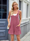 Lovelet Knotted Wide Strap Scoop Neck Overalls - Trendsi - Flyclothing LLC