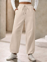 Drawstring Joggers with Pockets - Trendsi - Flyclothing LLC