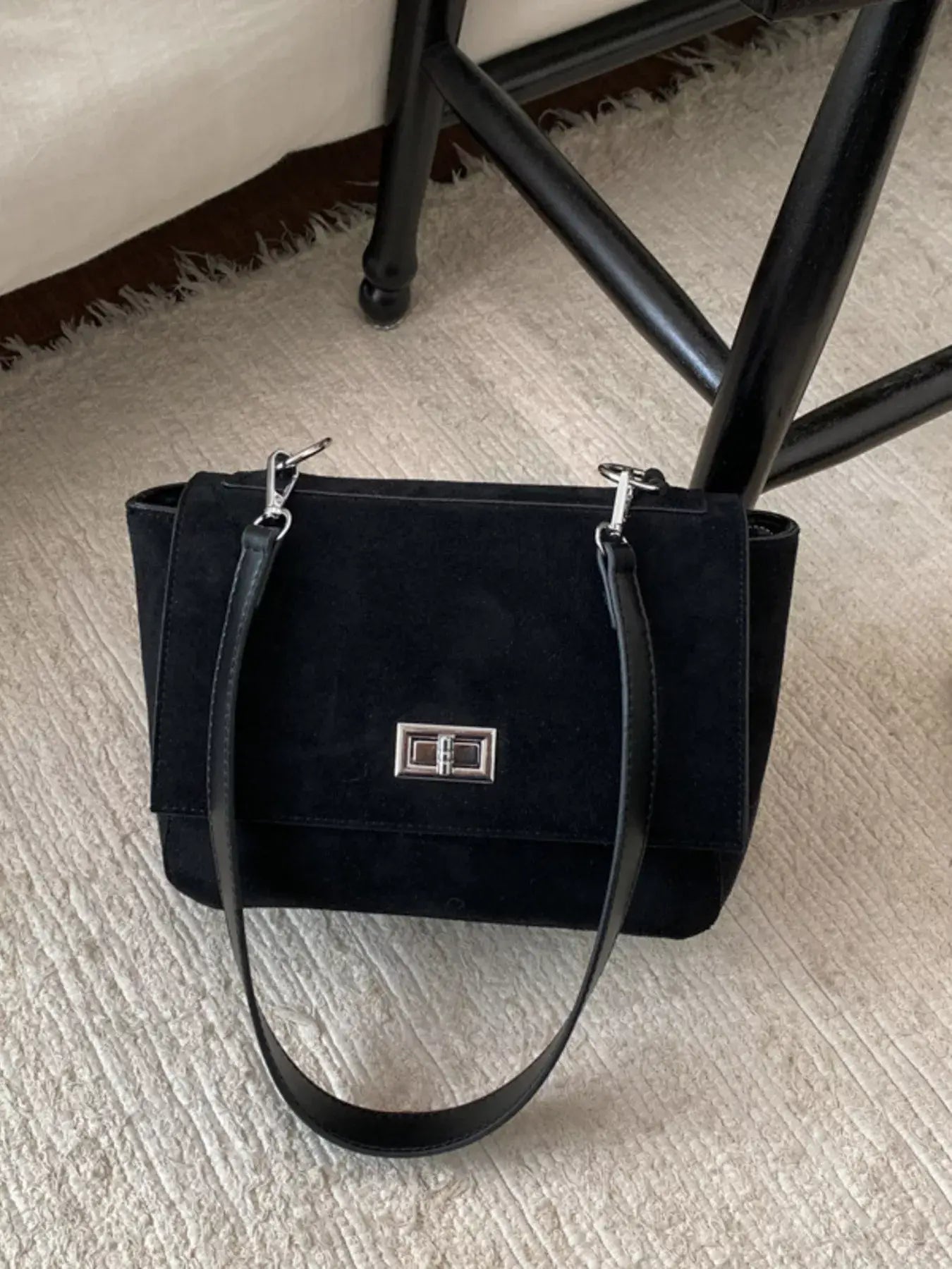 Suede Flap Crossbody Bag - Trendsi - Flyclothing LLC