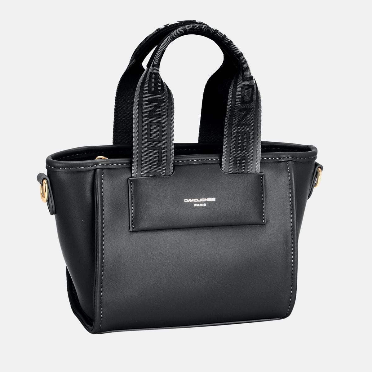 David Jones Small Handbag with Embossed Pattern Handles - Trendsi - Flyclothing LLC