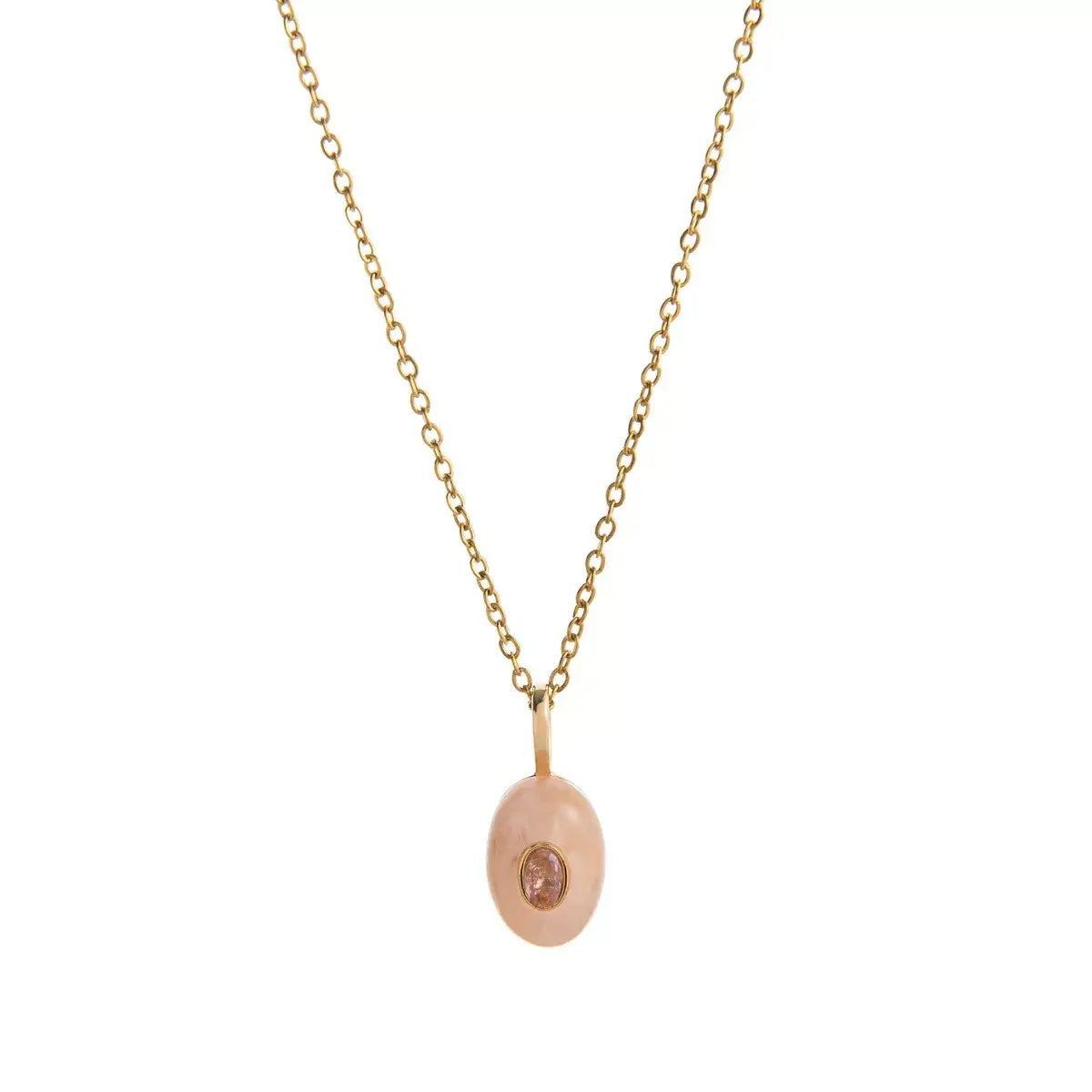 Natural Stone Pendant Necklace - Trendsi - Flyclothing LLC