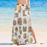 Baha Ranch Vintage Cowgirl Collage Beach Coverup Skirt - Baha Ranch Western Wear - Flyclothing LLC