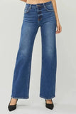 RISEN High Rise Straight Jeans - Trendsi