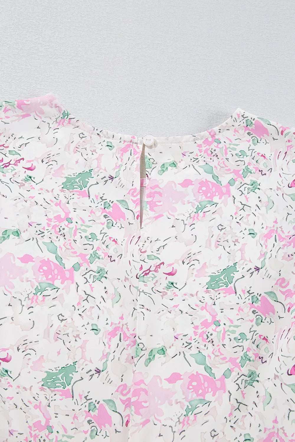 Printed Round Neck Long Sleeve Blouse - Trendsi - Flyclothing LLC