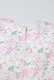 Printed Round Neck Long Sleeve Blouse - Trendsi - Flyclothing LLC