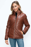 How Dare U Pocketed Zip Up Puffer Jacket with Removable Hood - Trendsi - Flyclothing LLC
