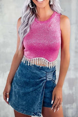 Zip Back Denim Skort - Trendsi - Flyclothing LLC