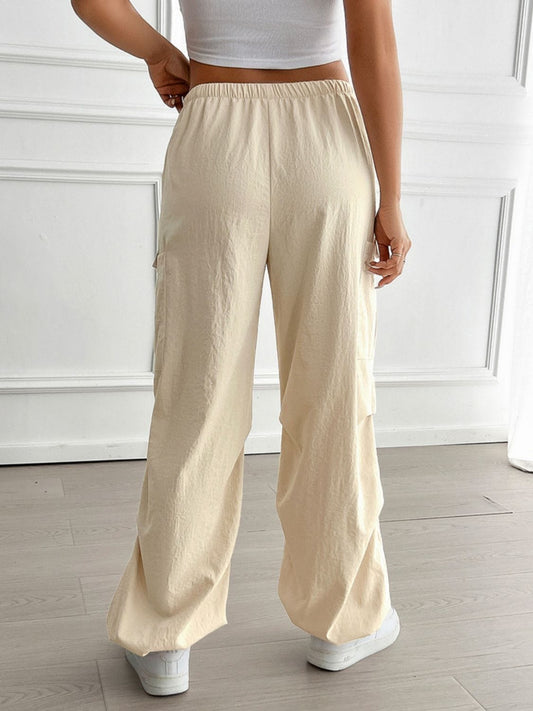 Devine Drawstring Joggers with Pockets - Trendsi