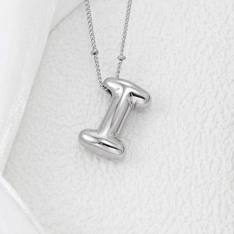 Copper Bubble Letter Pendant Necklace - Trendsi - Flyclothing LLC