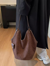Solid Color Tote Bag - Trendsi - Flyclothing LLC