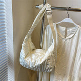 Pleated Dumpling Crossbody Bag - Trendsi - Flyclothing LLC