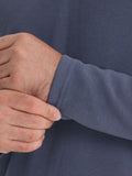Men's Collared Neck Long Sleeve Polo - Trendsi