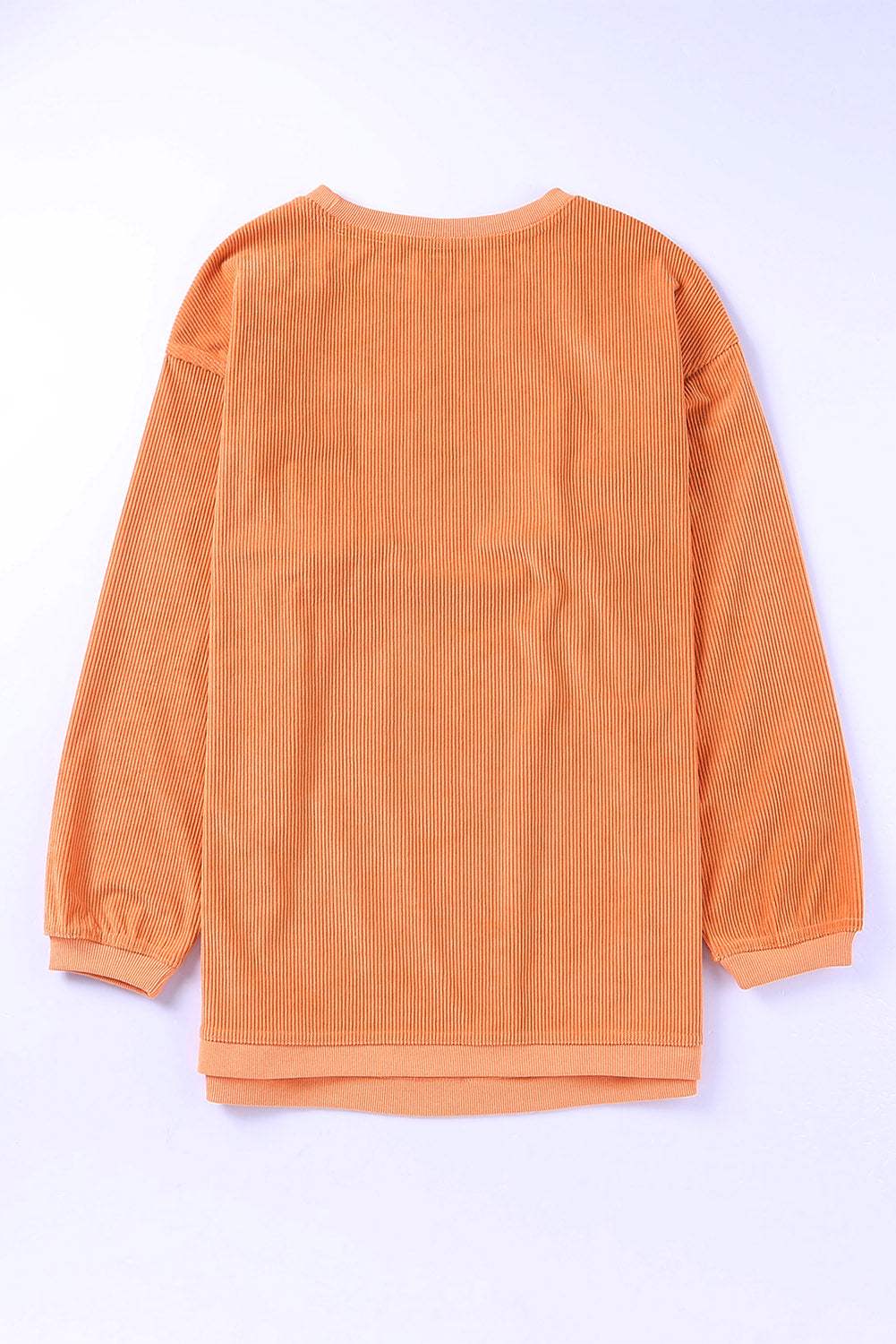 Star Round Neck Long Sleeve Oversize Sweatshirt - Trendsi - Flyclothing LLC