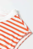 Striped Round Neck Sleeveless Jumpsuit - Trendsi - Flyclothing LLC