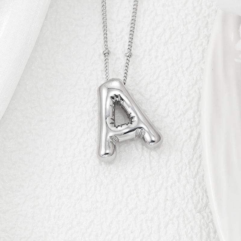 Copper Bubble Letter Pendant Necklace - Trendsi - Flyclothing LLC