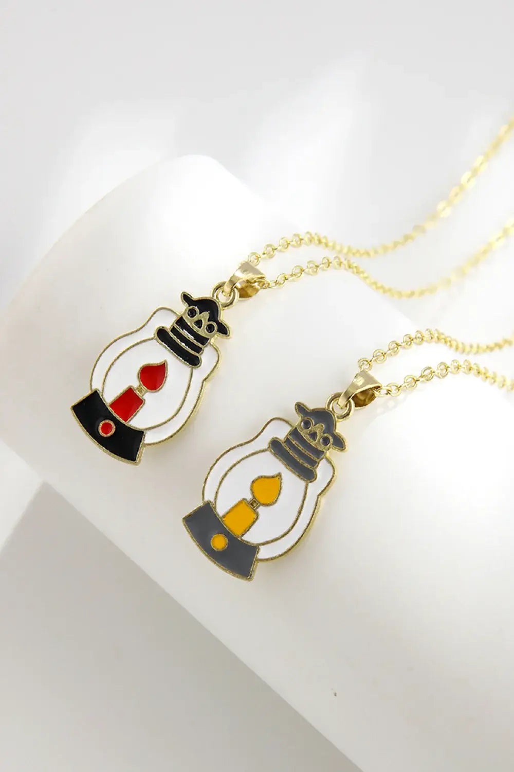 Two-Piece Halloween Theme Necklace Set - Trendsi - Flyclothing LLC