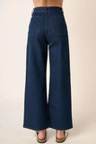 Mittoshop High Waist Wide Leg Jeans - Trendsi - Flyclothing LLC