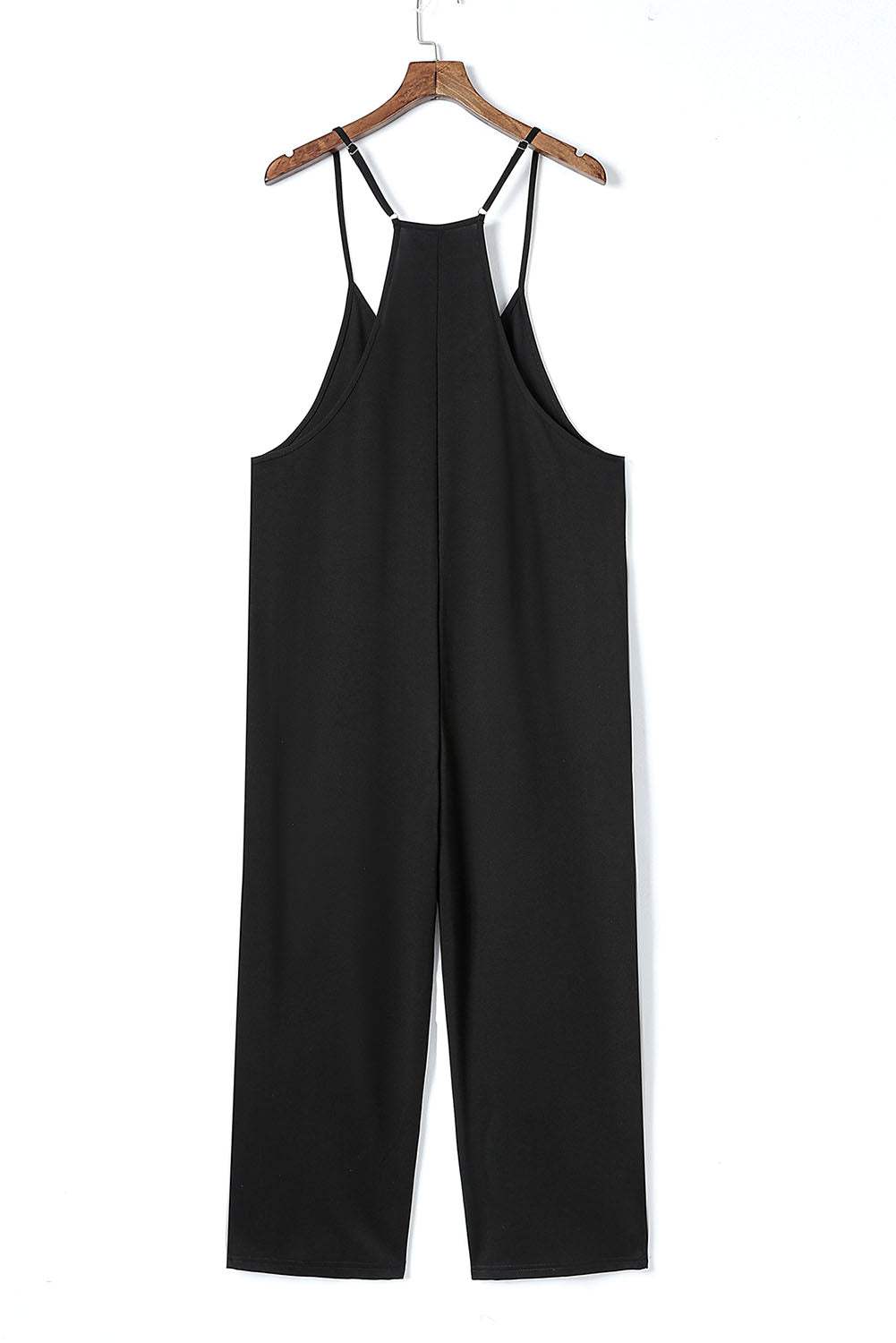 Pocketed Spaghetti Strap Wide Leg Jumpsuit - Trendsi - Flyclothing LLC