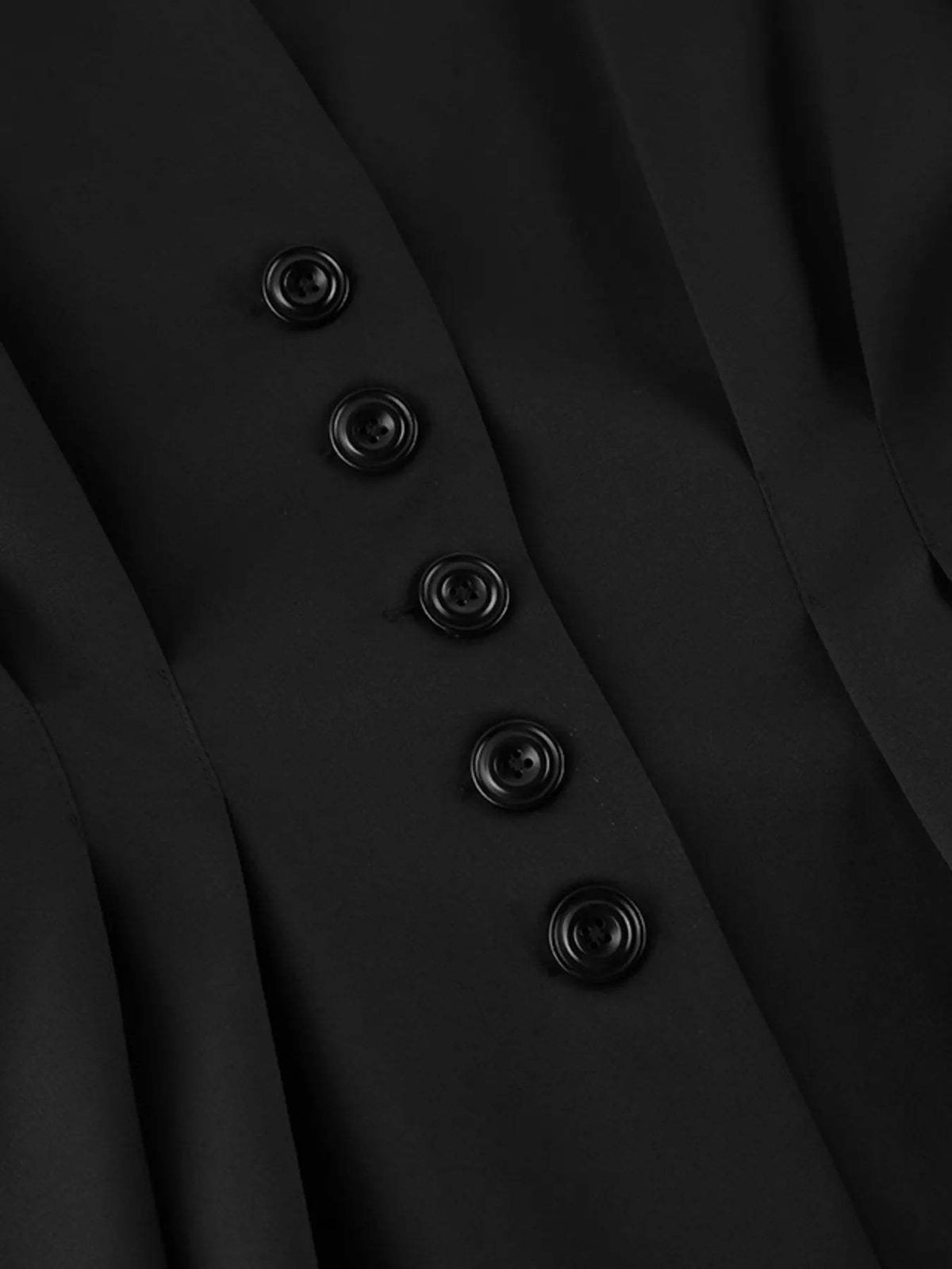 Chic Button Down Pleated Blazer and Wide-Leg Pants Suit Set - Trendsi - Flyclothing LLC