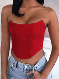 Tube Cropped Top - Trendsi - Flyclothing LLC