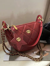 Quilted Chain Crossbody Bag - Trendsi - Flyclothing LLC